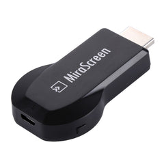 MiraScreen WiFi Display Dongle / Miracast Airplay DLNA Display Receiver Dongle Wireless Mirroring Screen Device with 2 in 1 USB Cable