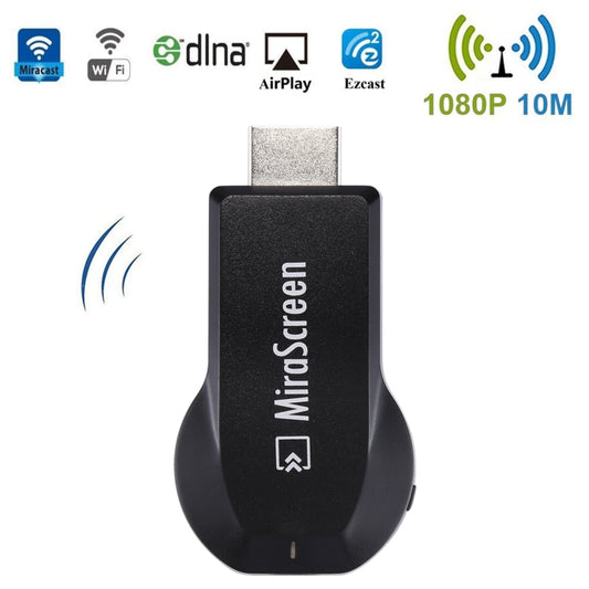 MiraScreen WiFi Display Dongle / Miracast Airplay DLNA Display Receiver Dongle Wireless Mirroring Screen Device with 2 in 1 USB Cable