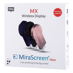 MiraScreen WiFi Display Dongle / Miracast Airplay DLNA Display Receiver Dongle Wireless Mirroring Screen Device with 2 in 1 USB Cable