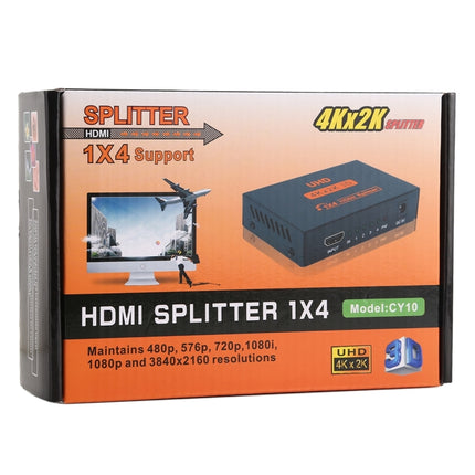 CY10 UHD 4K x 2K 3D 1 x 4 HDMI Splitter, CY10