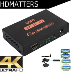 CY10 UHD 4K x 2K 3D 1 x 4 HDMI Splitter, CY10