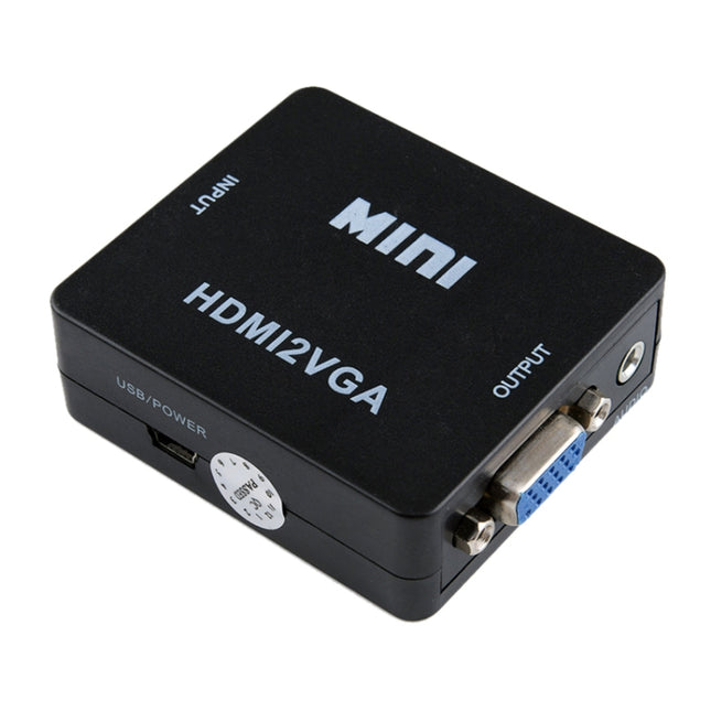HOWEI HW-2109 Mini HDMI to VGA Video Audio Converter