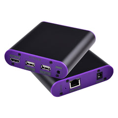 CAT872-KVM HDMI Extender (Receiver & Sender) over CAT5e/CAT6 Cable with USB Port and KVM Function, Transmission Distance: 200m, CAT872-KVM