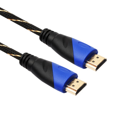 Cable adaptador de conector de audio y video HDMI 1.4 versión 1080P de 3 m con cabezal azul y negro, conector HDMI macho a HDMI macho con adaptador DVI, 3 m con adaptador DVI