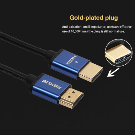 3m HDMI 1.4 Version 1080P Aluminium Alloy Shell Line Head HDMI Male to HDMI Male Audio Video Connector Adapter Cable, Length: 3m
