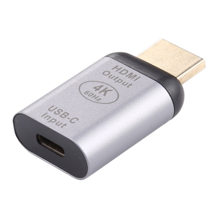 Type-C / USB-C Female to HDMI Male Aluminium Alloy Adapter, Type-C Female to HDMI Male