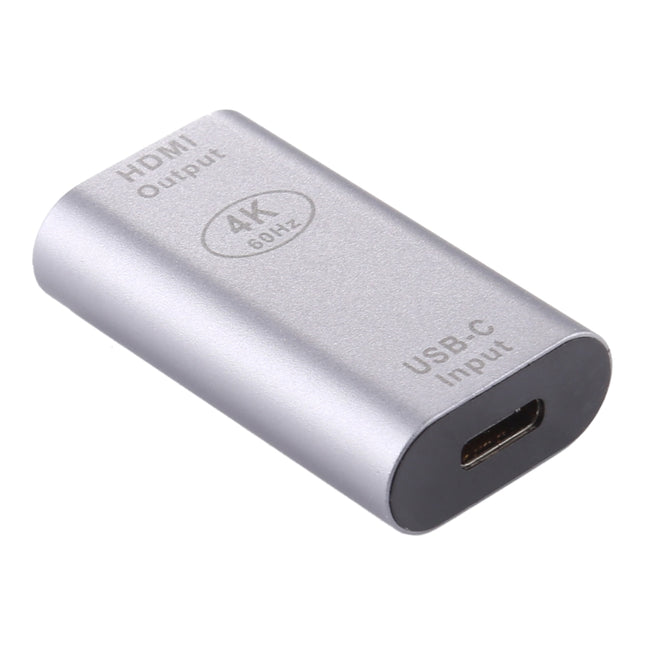 Type-C / USB-C Female to HDMI Female Aluminium Alloy Adapter, Type-C Female to HDMI Female