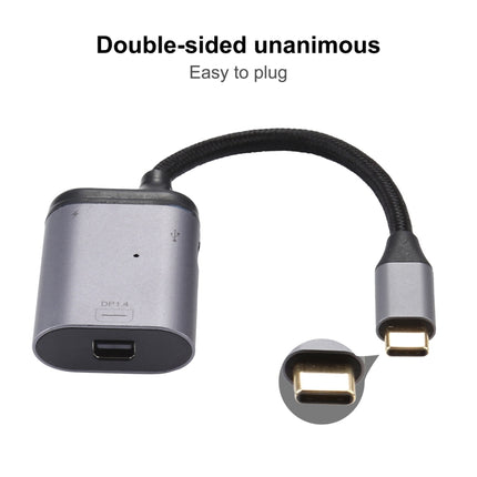 4K USB-C / Type-C to Mini DisplayPort 1.4 + PD Data Sync Adapter Cable, Type-C to Mini DP