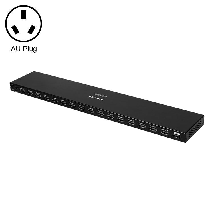 Measy SPH116 1 to 16 4K HDMI 1080P Switch Simultaneous Display Splitter, 1 to 16, AU Plug, 1 to 16, EU Plug, 1 to 16, UK Plug, 1 to 16, US Plug