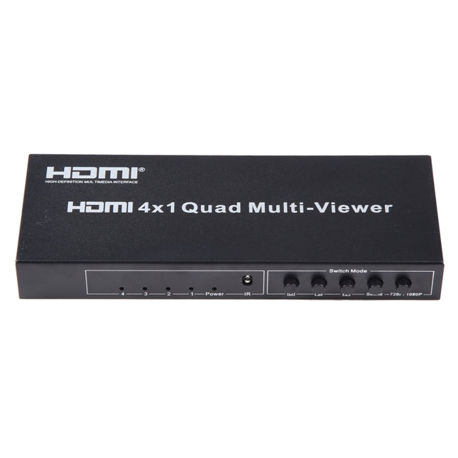 4 in 1 Out HDMI Quad Multi-viewer with Seamless Switcher, EU Plug, 4 x 1, EU Plug, 4 x 1, AU Plug, 4 x 1, UK Plug, 4 x 1, US Plug