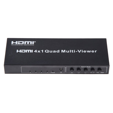 4 in 1 Out HDMI Quad Multi-viewer with Seamless Switcher, EU Plug, 4 x 1, EU Plug, 4 x 1, AU Plug, 4 x 1, UK Plug, 4 x 1, US Plug