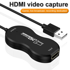USB 2.0 to HDMI HD Video Game Live Recording Monitoring Capture
