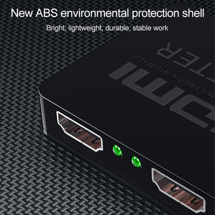 1x2 Mini HDMI Amplifier Splitter, Support 3D & 4K x 2K