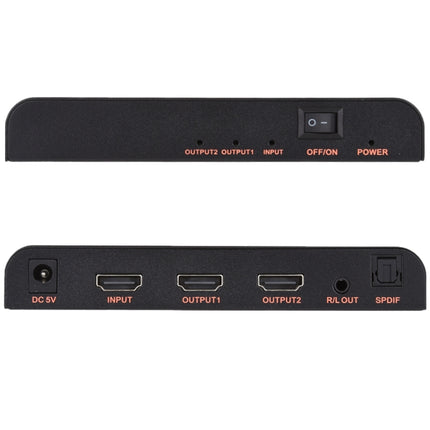 CY-041 1X2 HDMI 2.0 4K/60Hz Splitter, EU Plug, 1X2