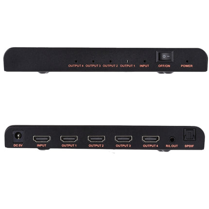 CY-042 1X4 HDMI 2.0 4K/60Hz Splitter, EU Plug