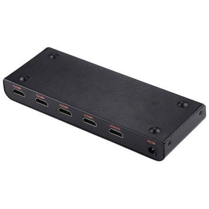 4X1 4K/60Hz HDMI 2.0 Switch with Remote Control, EU Plug, 4X1