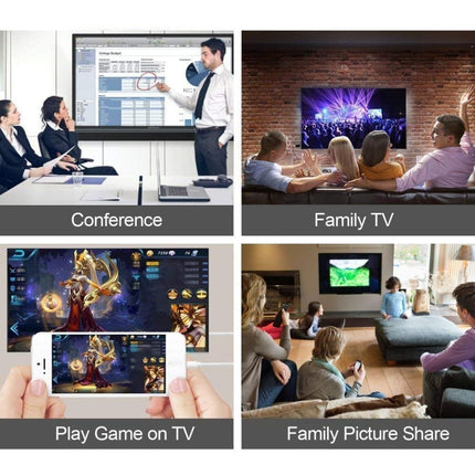 E-Gin-LTH-002 8 Pin Digital AV to HDMI Adapter + USB Charging Port for 1080P HD TV Display Screen Device, E-Gin-LTH-002