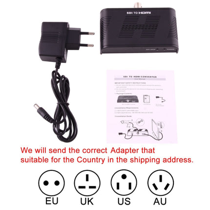 NEWKENG L008 SD-SDI / HD-SDI / 3G-SDI to HDMI Video Converter, L008 SD-SDI / HD-SDI / 3G-SDI to HDMI