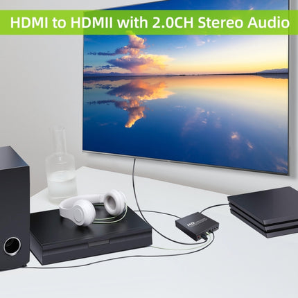 NEWKENG NK-8S SCART + HDMI to HDMI 720P / 1080P HD Video Converter Adapter Scaler Box, NK-8S SCART + HDMI to HDMI