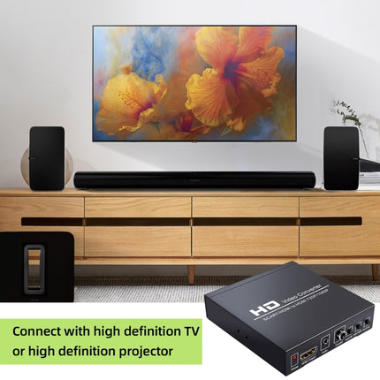 NEWKENG NK-8S SCART + HDMI to HDMI 720P / 1080P HD Video Converter Adapter Scaler Box, NK-8S SCART + HDMI to HDMI