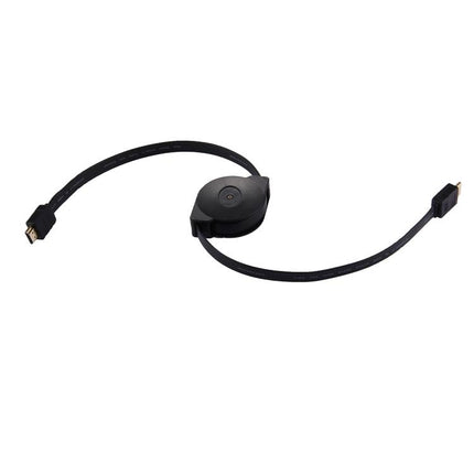 1 m HDMI-Stecker auf HDMI-Stecker, einziehbares Video-Audio-Anschluss-Adapterkabel mit Mini-HDMI- und Micro-HDMI-Adapter für HDTV-Monitor &amp; Projektor &amp; PC &amp; Kameras &amp; Tablets &amp; Smartphones