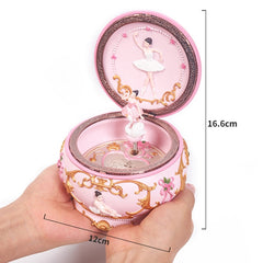 Ballet Girl Rotating Dancing Music Box Creative Birthday Gift, Music: Castle in the Sky
