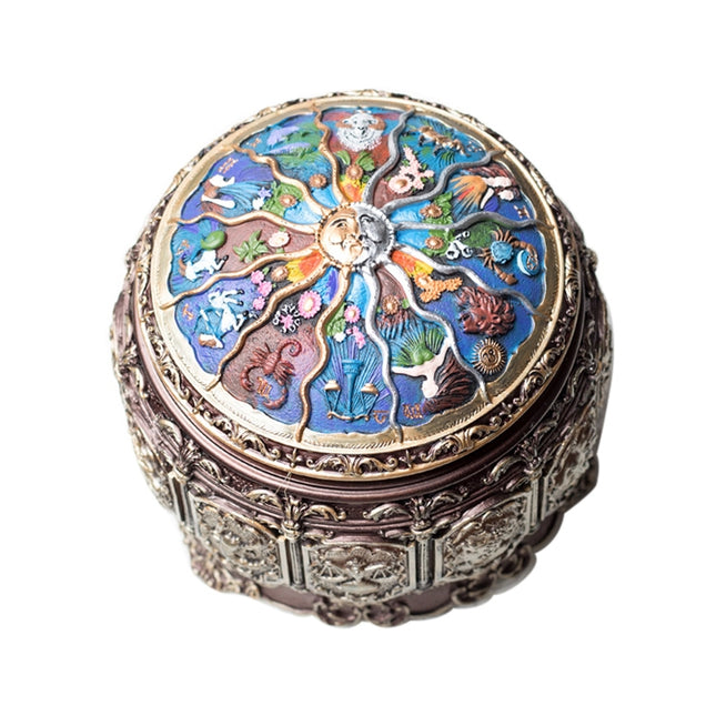 Constellation Luminous Resin Music Box Creative Birthday Gift (Taurus), HDR0230A, HDR0230B, HDR0230C, HDR0230D, HDR0230E, HDR0230F, HDR0230G, HDR0230H, HDR0230I, HDR0230J, HDR0230K, HDR0230L