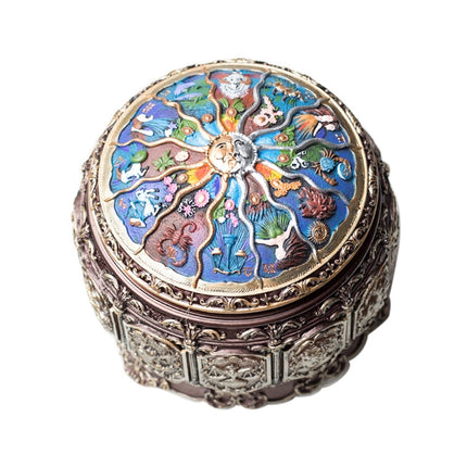 Constellation Luminous Resin Music Box Creative Birthday Gift (Taurus), HDR0230A, HDR0230B, HDR0230C, HDR0230D, HDR0230E, HDR0230F, HDR0230G, HDR0230H, HDR0230I, HDR0230J, HDR0230K, HDR0230L