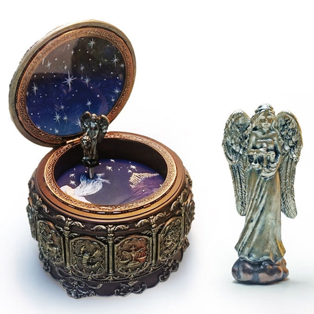 Constellation Luminous Resin Music Box Creative Birthday Gift (Taurus)
