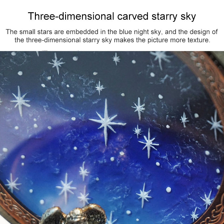 Constellation Luminous Resin Music Box Creative Birthday Gift (Taurus)