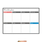 Weekly Plan / Black