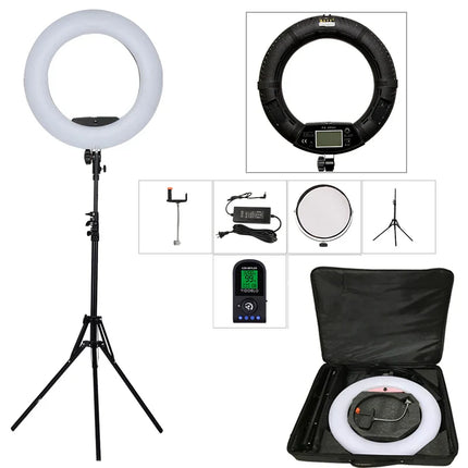 96W Ring Light Photography Led Ring Lamp 2700-10000k With Mobile Holder Tripod Stand Ringlight kit For Live Video Streaming