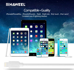 HAWEEL 2m High Speed 8 Pin to USB Sync and Charging Cable for iPhone, iPad, 8 Pin 2m