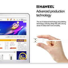 HAWEEL 2m High Speed 8 Pin to USB Sync and Charging Cable for iPhone, iPad, 8 Pin 2m