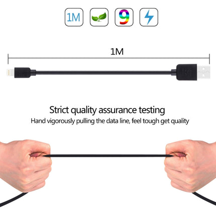 HAWEEL 1m High Speed 35 Cores 8 Pin to USB Sync Charging Cable for iPhone, iPad