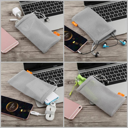 HAWEEL Pouch Bag for Smart Phones, Power Bank and other Accessories, Size up to 5.5 inch, 5.5 inch Grey, 5.5 inch Black
