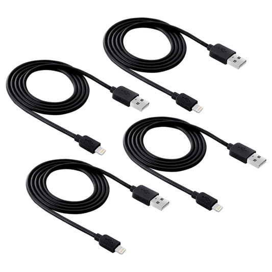 4 PCS HAWEEL 1m High Speed 8 pin to USB Sync and Charging Cable Kit for iPhone, iPad, 4pcs