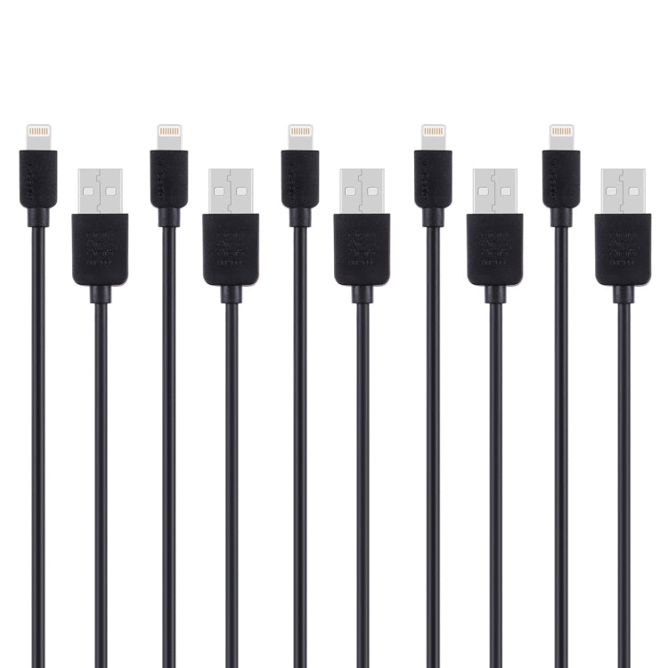 Kit de 5 cables de carga y sincronización HAWEEL de 1 m de alta velocidad de 8 pines a USB para iPhone, iPad, 5 unidades