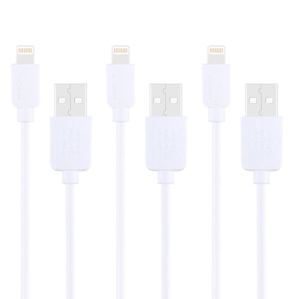 3 PCS HAWEEL 1m High Speed 8 pin to USB Sync and Charging Cable Kit for iPhone, iPad, 3pcs