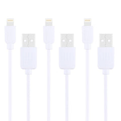 3 PCS HAWEEL 1m High Speed 8 pin to USB Sync and Charging Cable Kit for iPhone, iPad, 3pcs