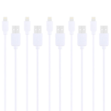 Kit de 5 cables de carga y sincronización HAWEEL de 1 m de alta velocidad de 8 pines a USB para iPhone y iPad