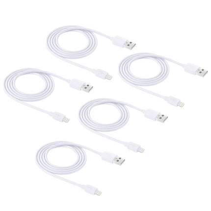 Kit de 5 cables de carga y sincronización HAWEEL de 1 m de alta velocidad de 8 pines a USB para iPhone y iPad