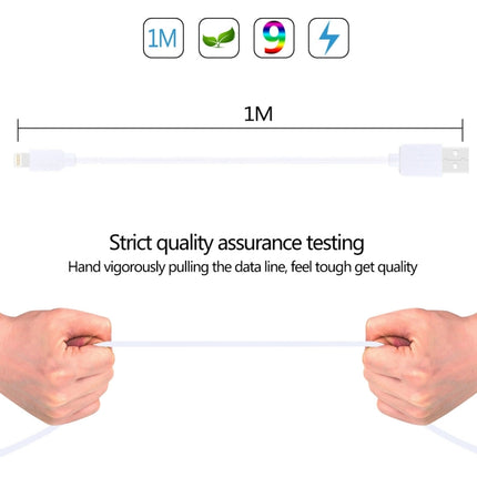 Kit de 5 cables de carga y sincronización HAWEEL de 1 m de alta velocidad de 8 pines a USB para iPhone y iPad