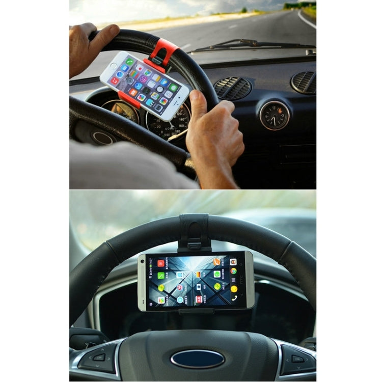 HAWEEL Universal Car Steering Wheel Phone Mount Holder