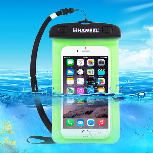 HAWEEL Transparent Universal Waterproof Bag with Lanyard for iPhone, Galaxy, Huawei, Xiaomi, LG, HTC and Other Smart Phones