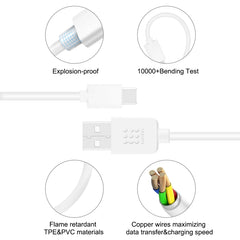HAWEEL 2m USB-C / Type-C to USB 2.0 Data & Charging Cable
