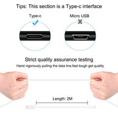 HAWEEL 2m USB-C / Type-C to USB 2.0 Data & Charging Cable