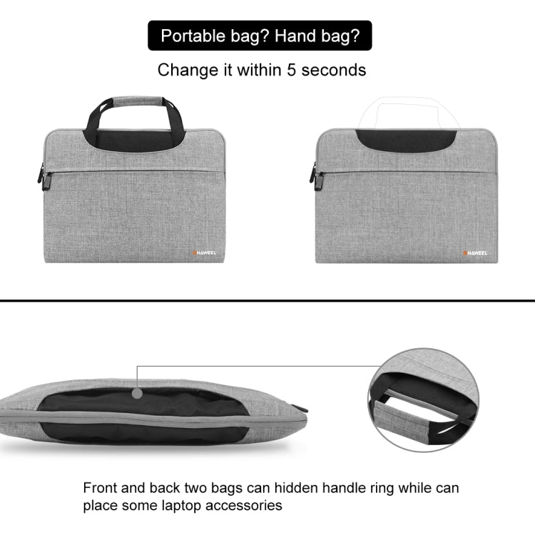 HAWEEL 13-15 inch Laptop Handbag For Macbook, Samsung, Lenovo, Sony, DELL Alienware, CHUWI, ASUS, HP Laptop