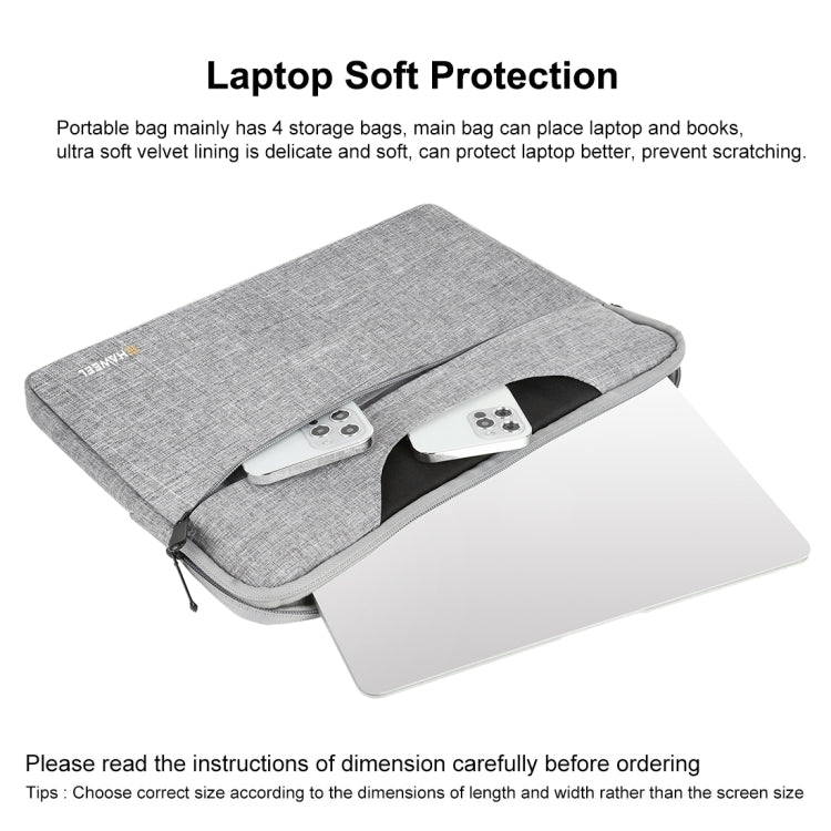 HAWEEL 13-15 inch Laptop Handbag For Macbook, Samsung, Lenovo, Sony, DELL Alienware, CHUWI, ASUS, HP Laptop