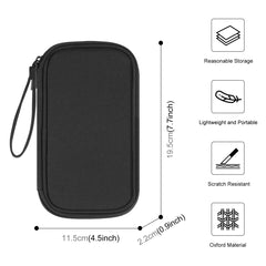 HAWEEL Electronic Organizer Storage Bag for Cellphones, Power Bank, Cables, Mouse, Earphones, Digital Organizer, Size: S, Digital Organizer